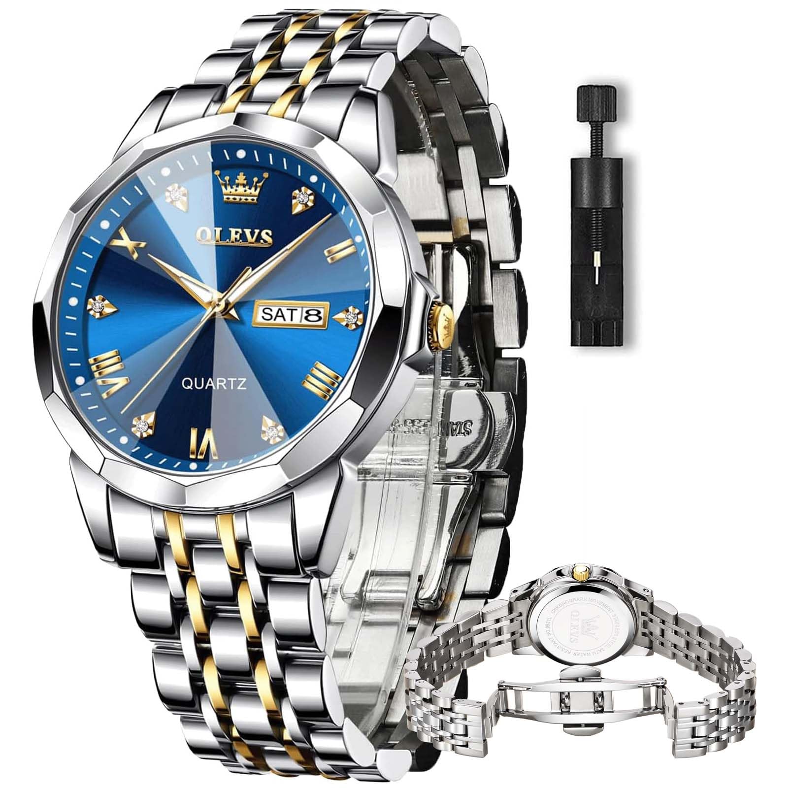 SteelGlow: OLEVS Quartz Men's Luminous Watch