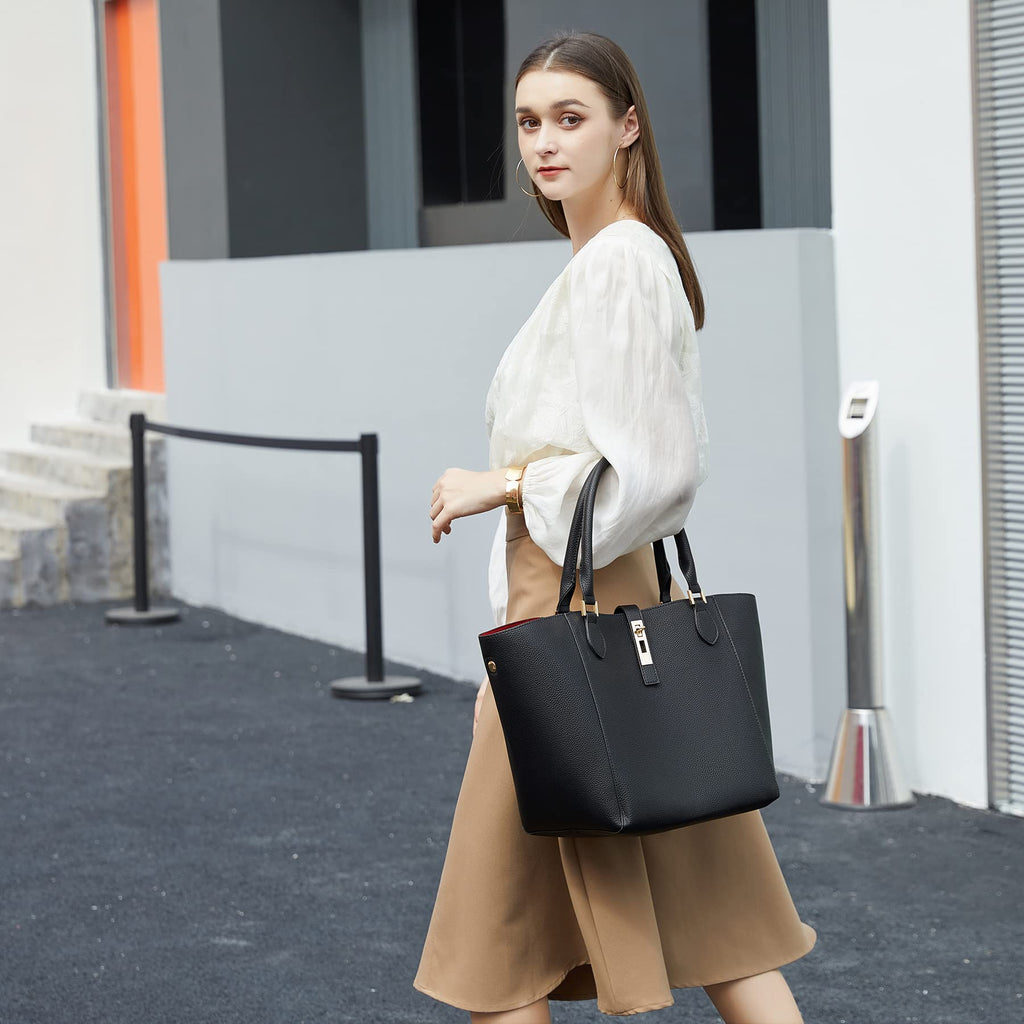 SQLP Luxe Tote: Women's Designer Travel Bag - Bucket Bag by Handbags Specialist Headquarter | Available at Handbags Specialist Headquarter