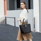 SQLP Luxe Tote: Women's Designer Travel Bag - Bucket Bag by Handbags Specialist Headquarter | Available at Handbags Specialist Headquarter