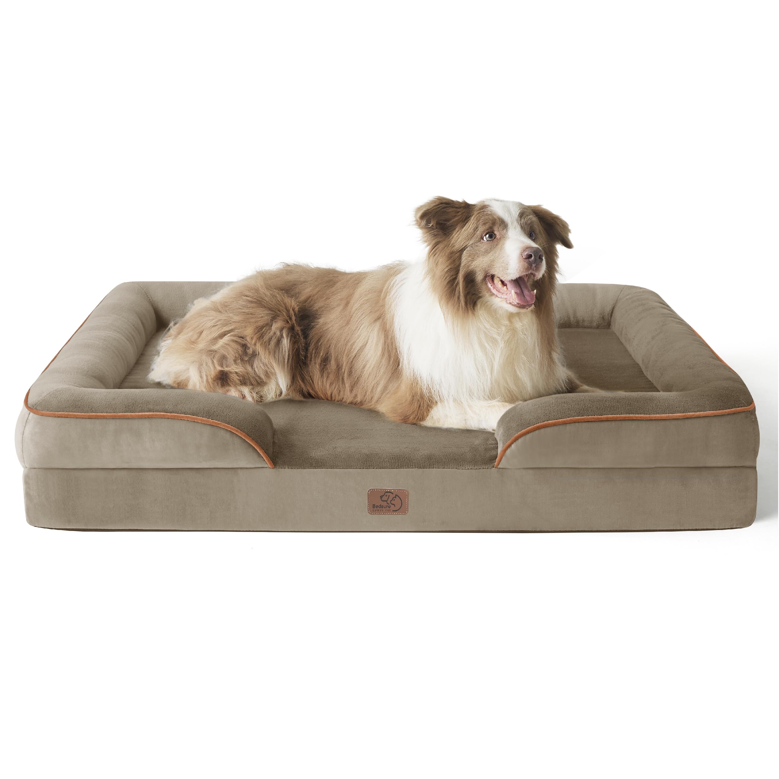 ComfyPaws Orthopedic Washable Dog Sofa - Large, Grey -  by Handbags Specialist Headquarter | Available at Handbags Specialist Headquarter