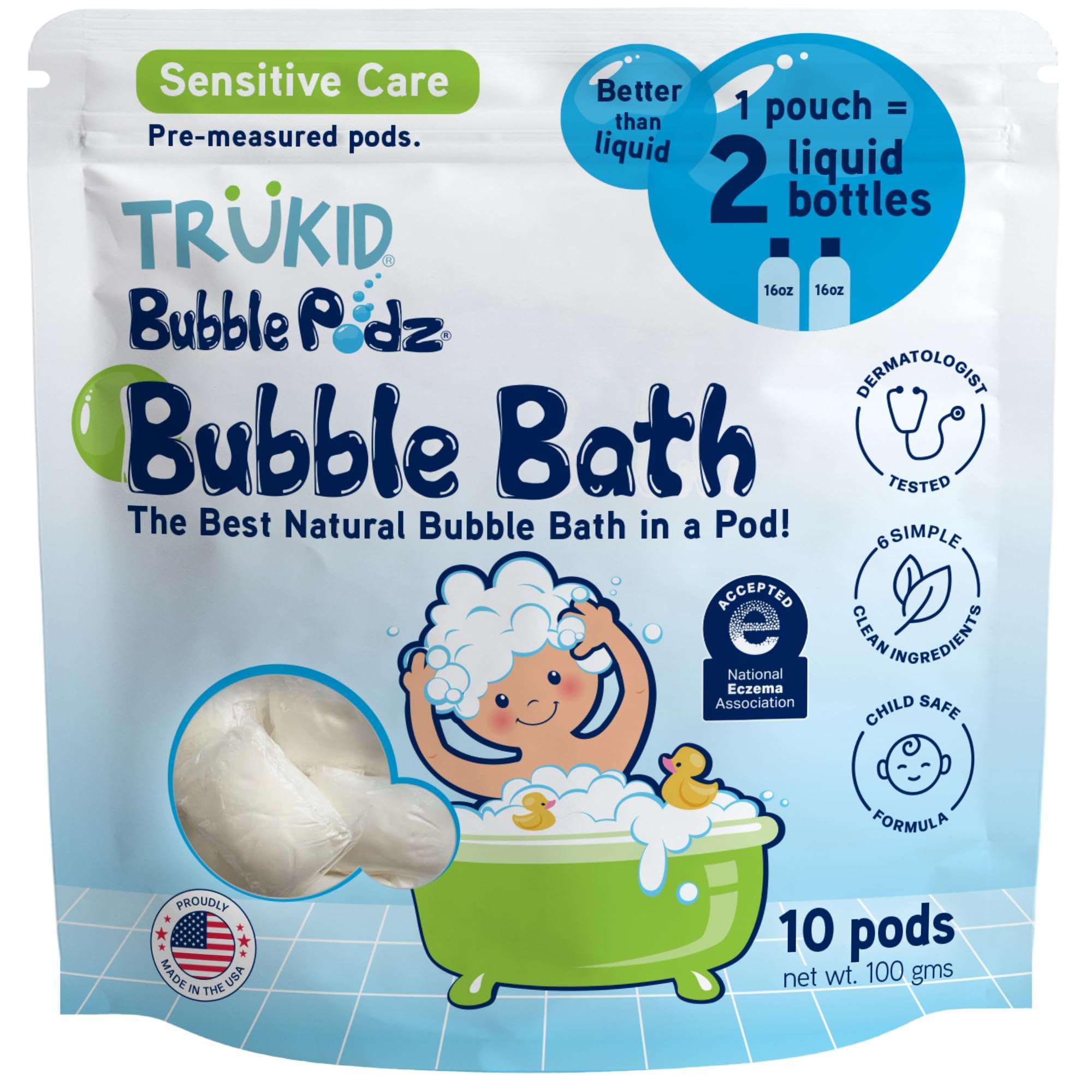 TruKid Bubble Podz: Gentle Lavender Bath Bombs - Baby Products by Handbags Specialist Headquarter | Available at Handbags Specialist Headquarter
