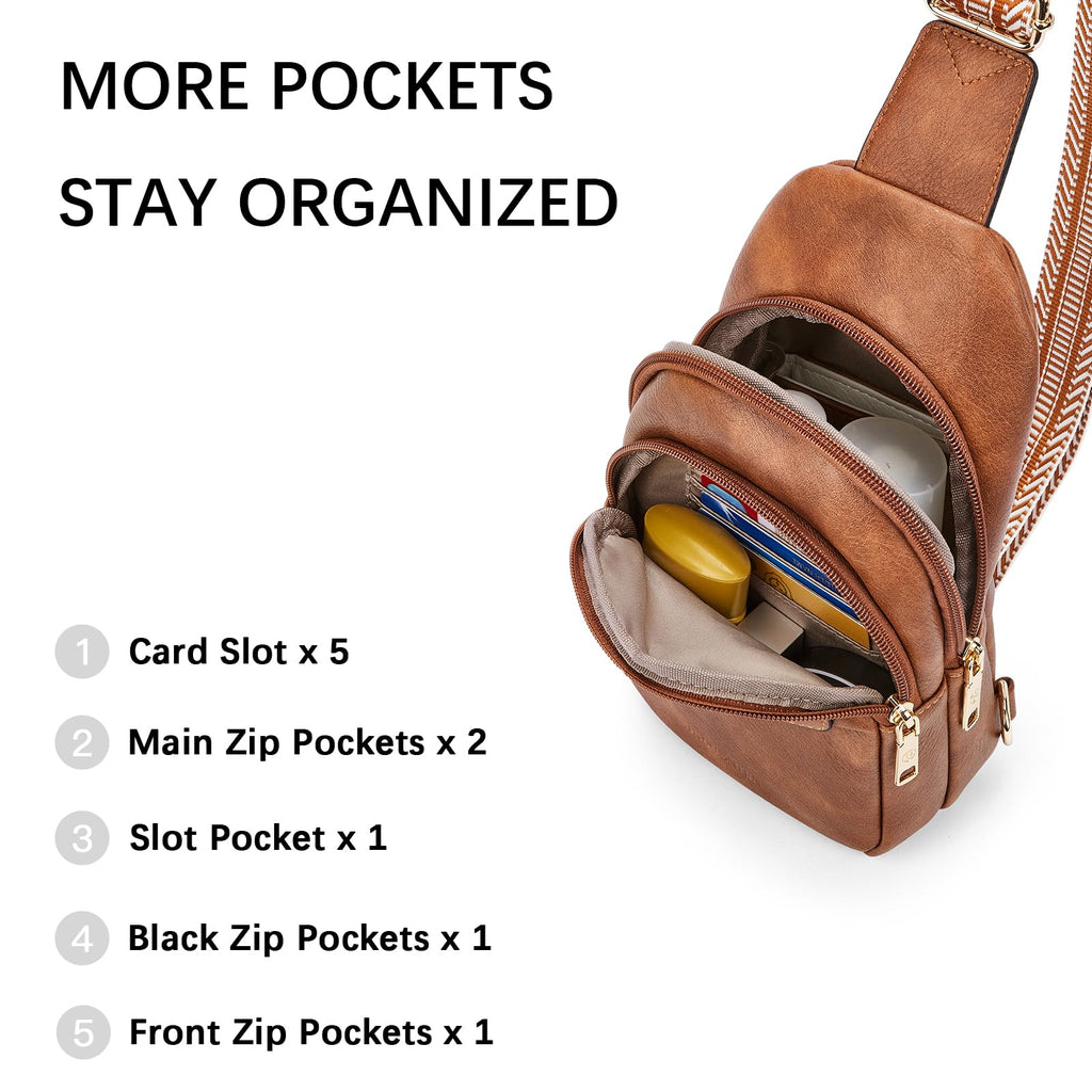 BOSTANTEN Chic Leather Crossbody Sling Bag -  by Handbags Specialist Headquarter | Available at Handbags Specialist Headquarter