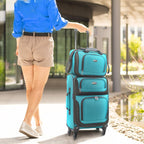 U.S. Traveler Rio Expandable Orange Carry-on -  by Handbags Specialist Headquarter | Available at Handbags Specialist Headquarter