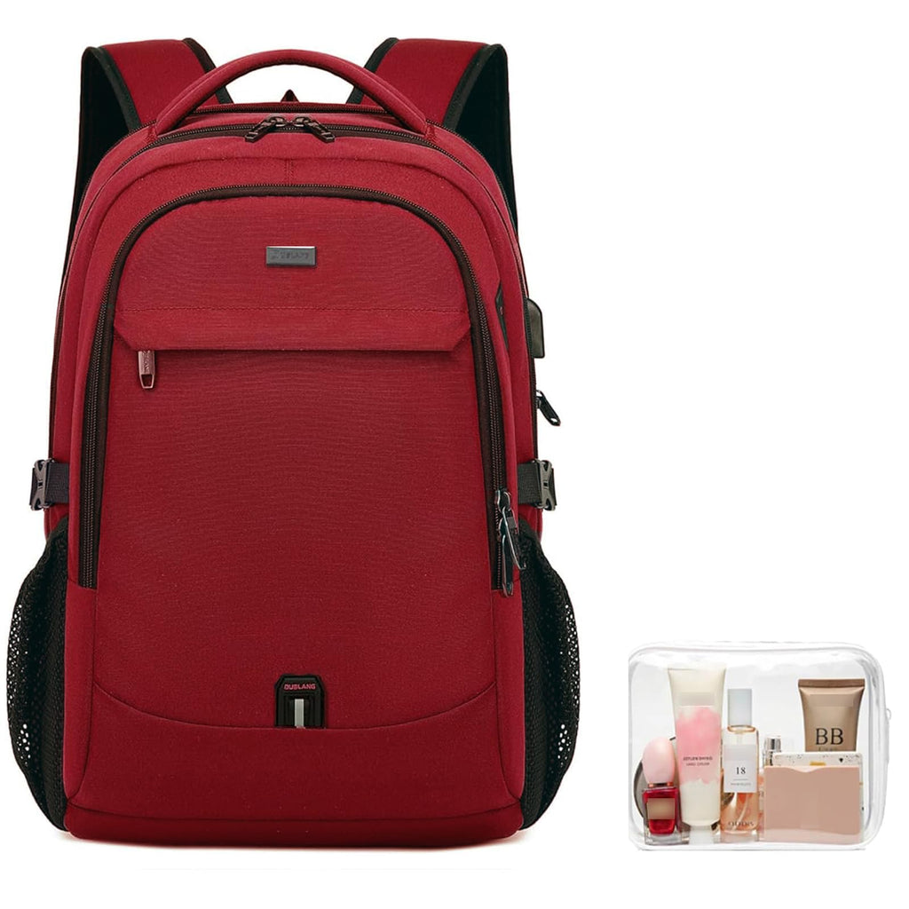 DUSLANG Travel Laptop Backpack with USB Port - Black - Backpack Bags by Handbags Specialist Headquarter | Available at Handbags Specialist Headquarter