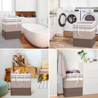 HomeHacks Duo Waterproof Laundry Baskets - Laundry Baskets by Handbags Specialist Headquarter | Available at Handbags Specialist Headquarter