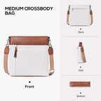 Chic Leather Crossbody with Card Slots for Women -  by Handbags Specialist Headquarter | Available at Handbags Specialist Headquarter