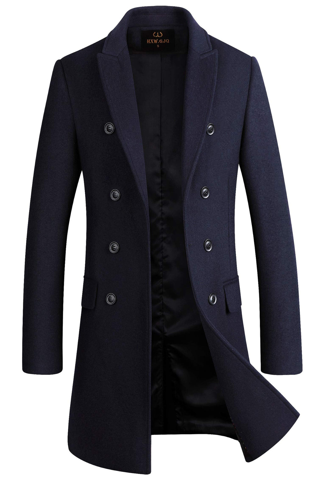 Men's Premium Wool Blend Double Breasted Coat