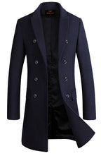 Men's Premium Wool Blend Double Breasted Coat