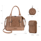 Wrangler Women's Trio: Satchel, Phone Bag & Coin Purse