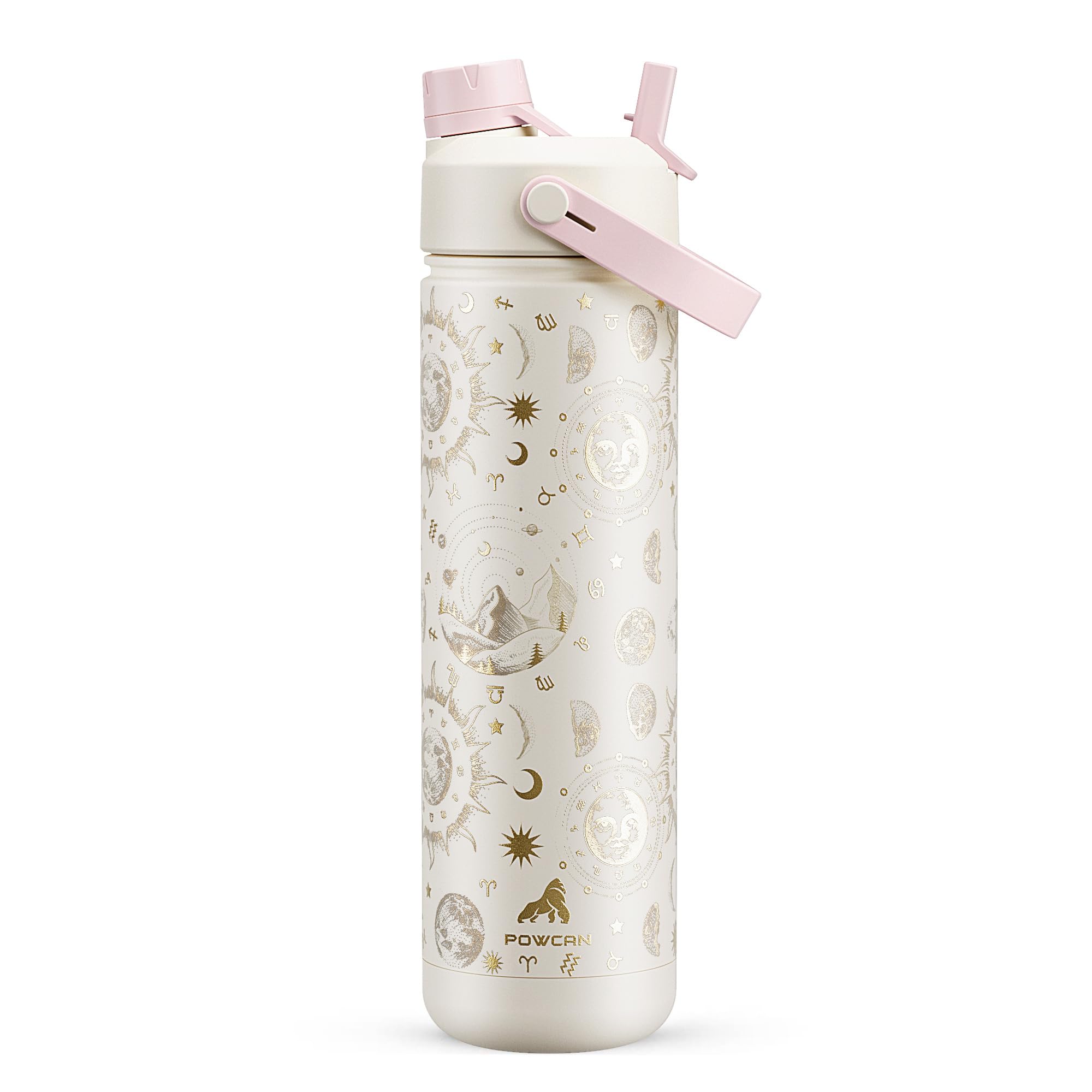 ChillKnight 26oz: Dual-Lid Leak-Proof Bottle - Water Bottles by Handbags Specialist Headquarter | Available at Handbags Specialist Headquarter
