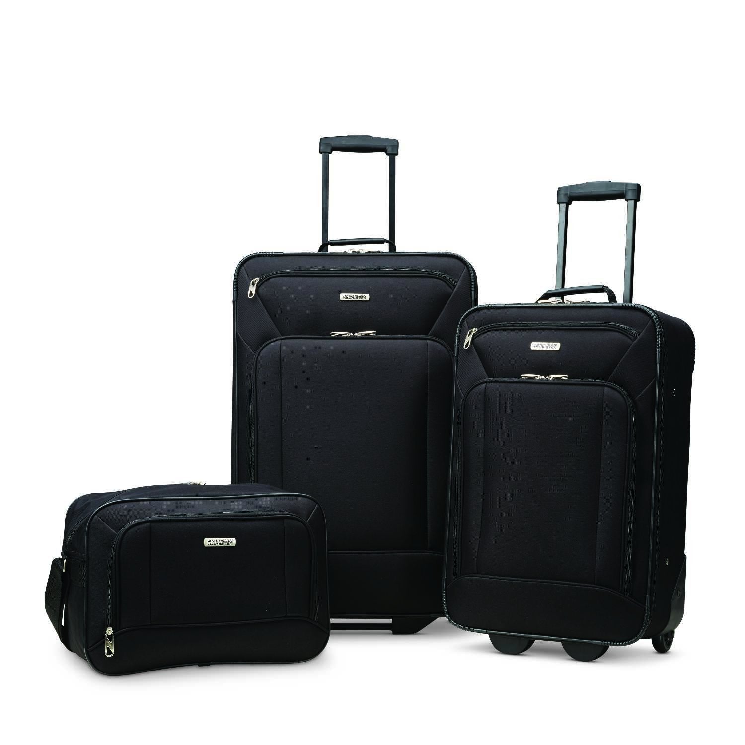 Fieldbrook XLT Black 4-Piece Luggage Set -  by Handbags Specialist Headquarter | Available at Handbags Specialist Headquarter