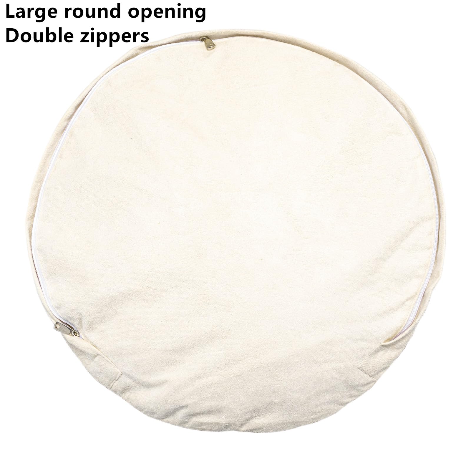 VersaPouf: Unstuffed Ottoman & Foot Rest Cover - Decor by Handbags Specialist Headquarter | Available at Handbags Specialist Headquarter