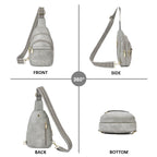 BOSTANTEN Chic Leather Crossbody Sling Bag -  by Handbags Specialist Headquarter | Available at Handbags Specialist Headquarter