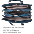 Women’s 2pc Tote & Wallet Handbag Set with 3 Compartments