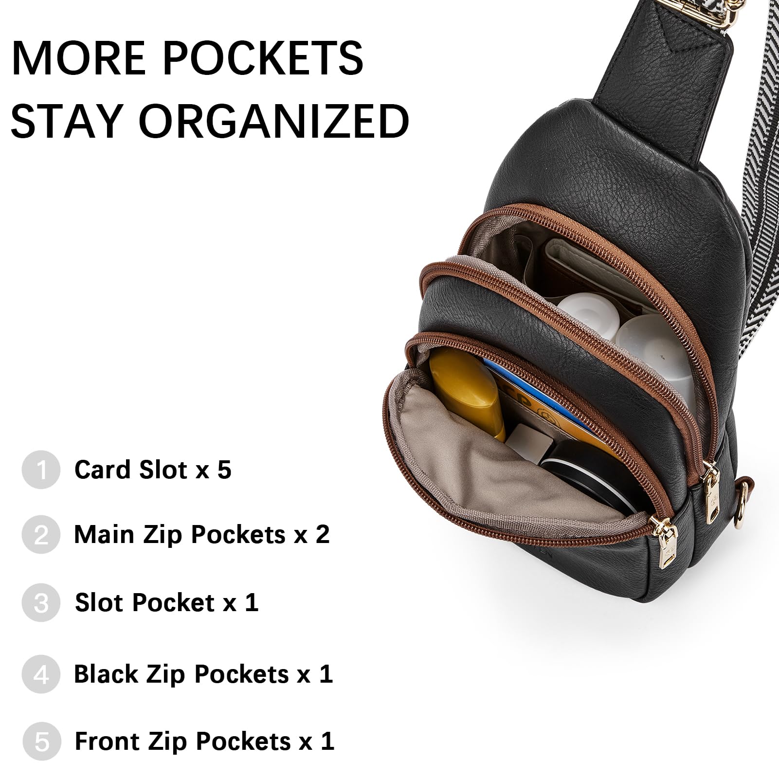 BOSTANTEN Chic Leather Crossbody Sling Bag -  by Handbags Specialist Headquarter | Available at Handbags Specialist Headquarter