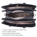 Women’s 2pc Tote & Wallet Handbag Set with 3 Compartments