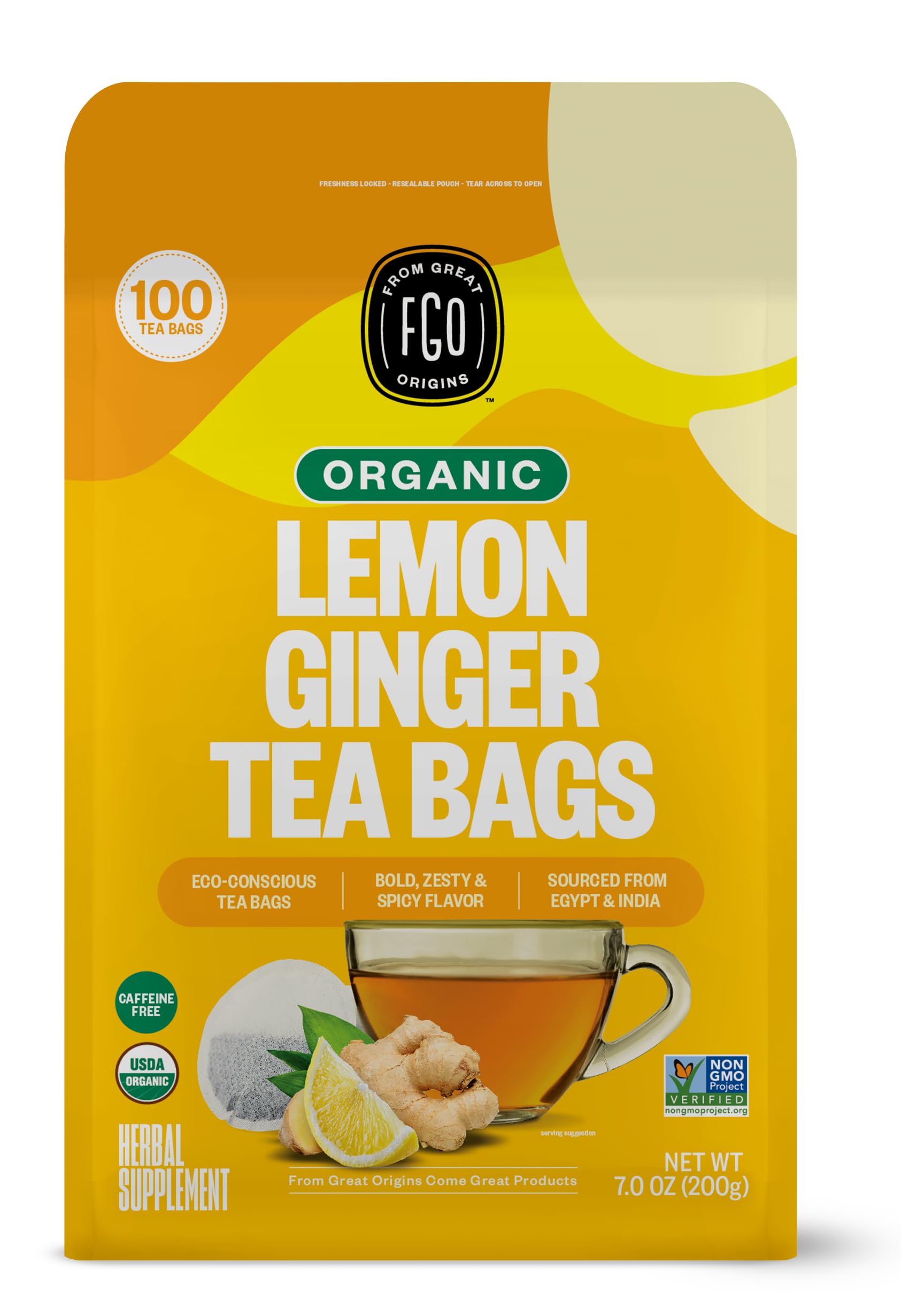 ElderZen Organic Tea - Caffeine-Free Eco Bags -  by Handbags Specialist Headquarter | Available at Handbags Specialist Headquarter