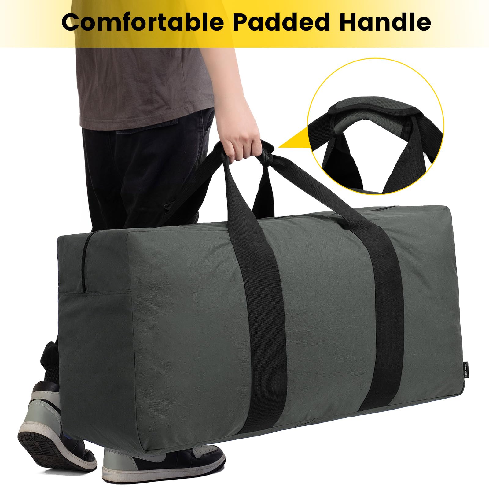 VoyagerMax 100L Travel Duffel - Foldable & Durable