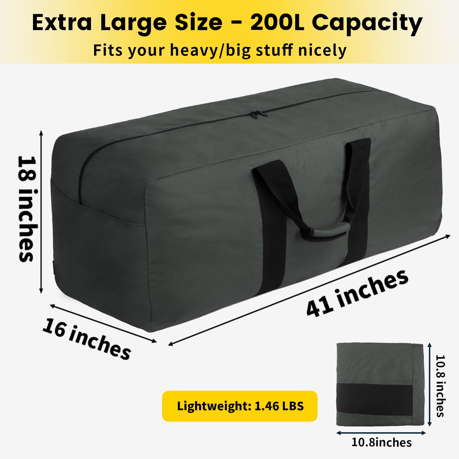 VoyagerMax 100L Travel Duffel - Foldable & Durable