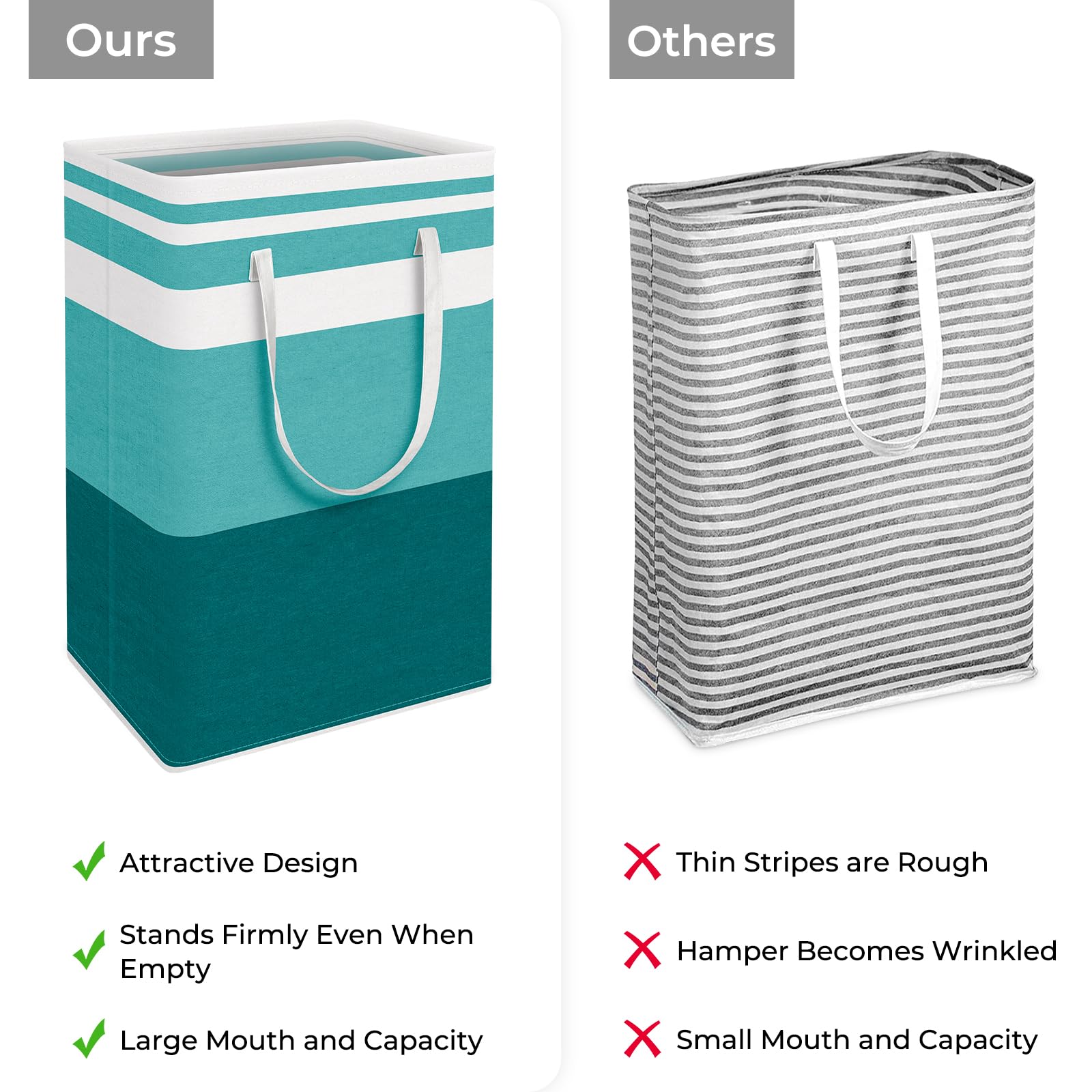 HomeHacks Duo Waterproof Laundry Baskets - Laundry Baskets by Handbags Specialist Headquarter | Available at Handbags Specialist Headquarter