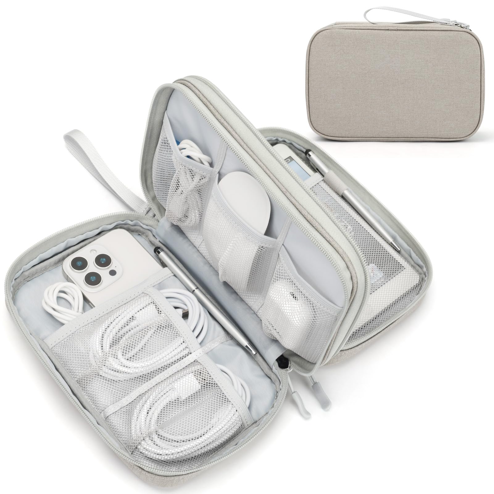 FYY All-in-One Travel Cable Organizer Pouch -  by Handbags Specialist Headquarter | Available at Handbags Specialist Headquarter
