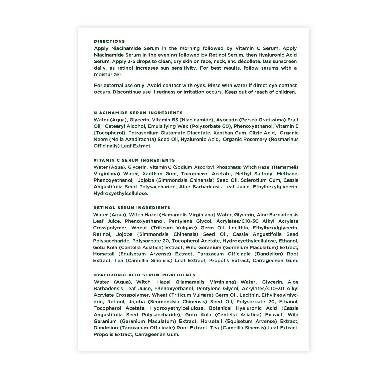 Luminous Glow Trio: Vitamin C, Retinol, Hyaluronic - Beauty & Personal Care by Handbags Specialist Headquarter | Available at Handbags Specialist Headquarter