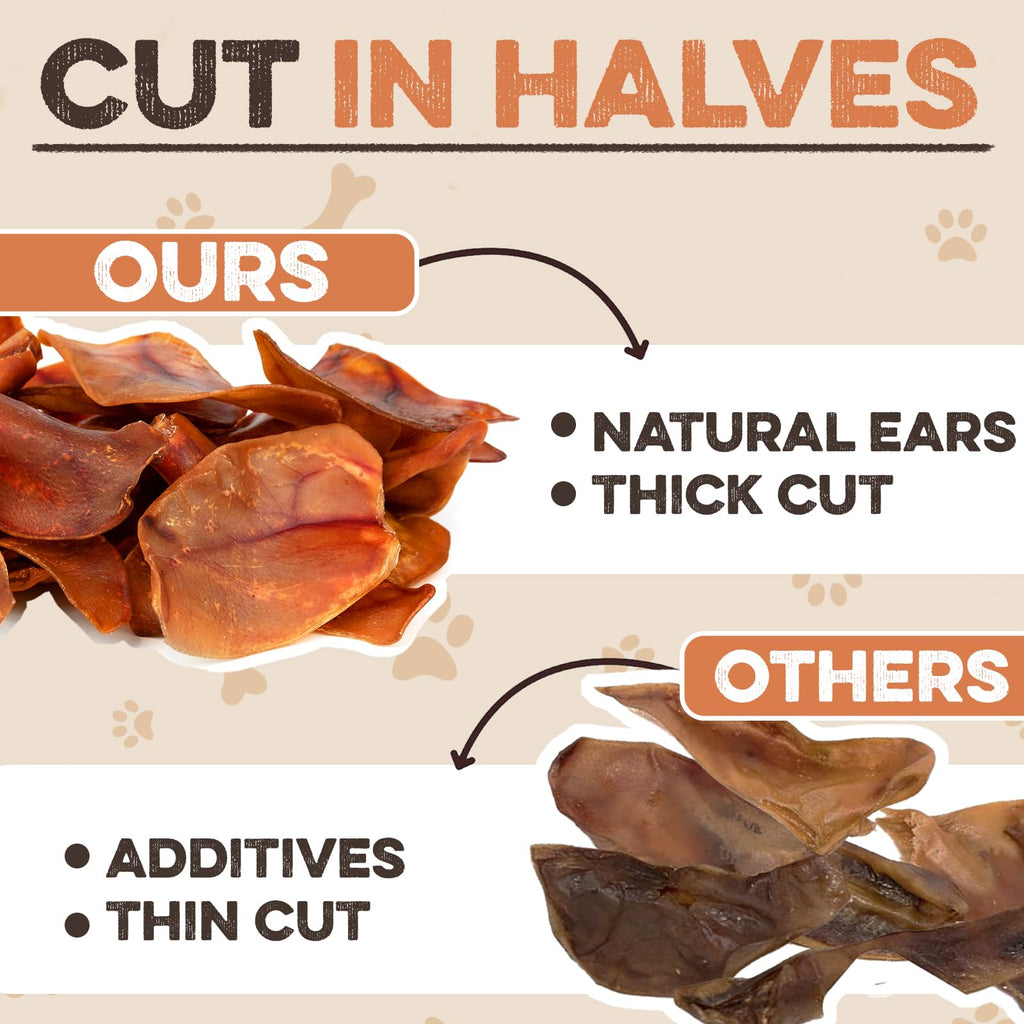 PawSavor Pig Ears: Natural, Tasty Chews for Dogs -  by Handbags Specialist Headquarter | Available at Handbags Specialist Headquarter