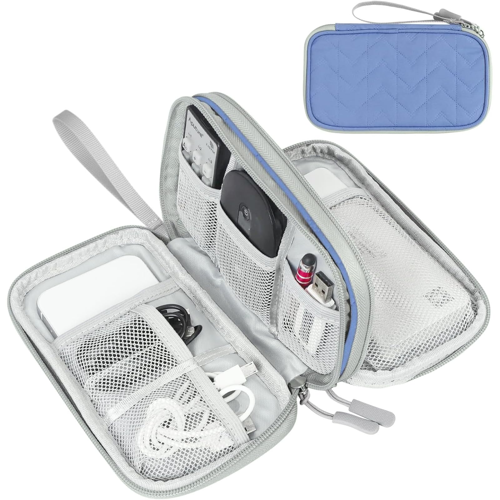 FYY All-in-One Travel Cable Organizer Pouch -  by Handbags Specialist Headquarter | Available at Handbags Specialist Headquarter