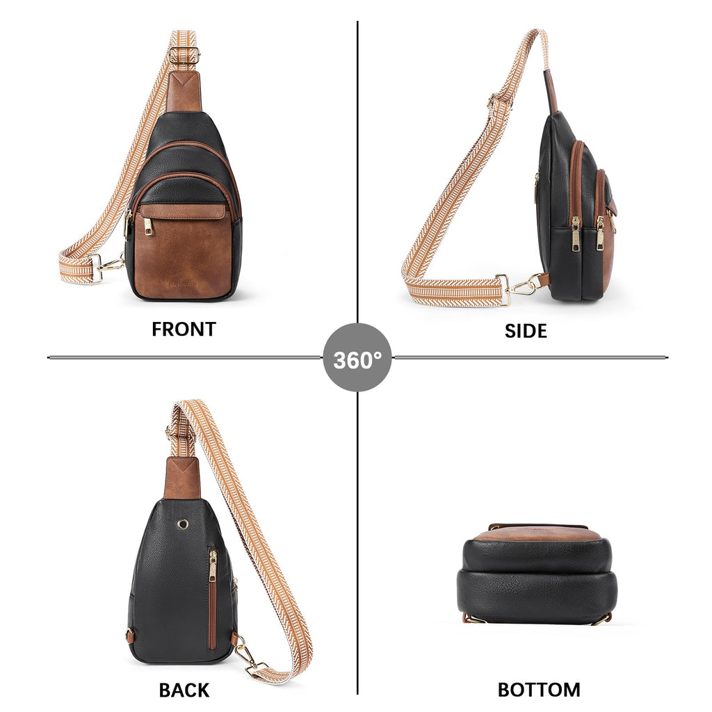 BOSTANTEN Chic Leather Crossbody Sling Bag -  by Handbags Specialist Headquarter | Available at Handbags Specialist Headquarter