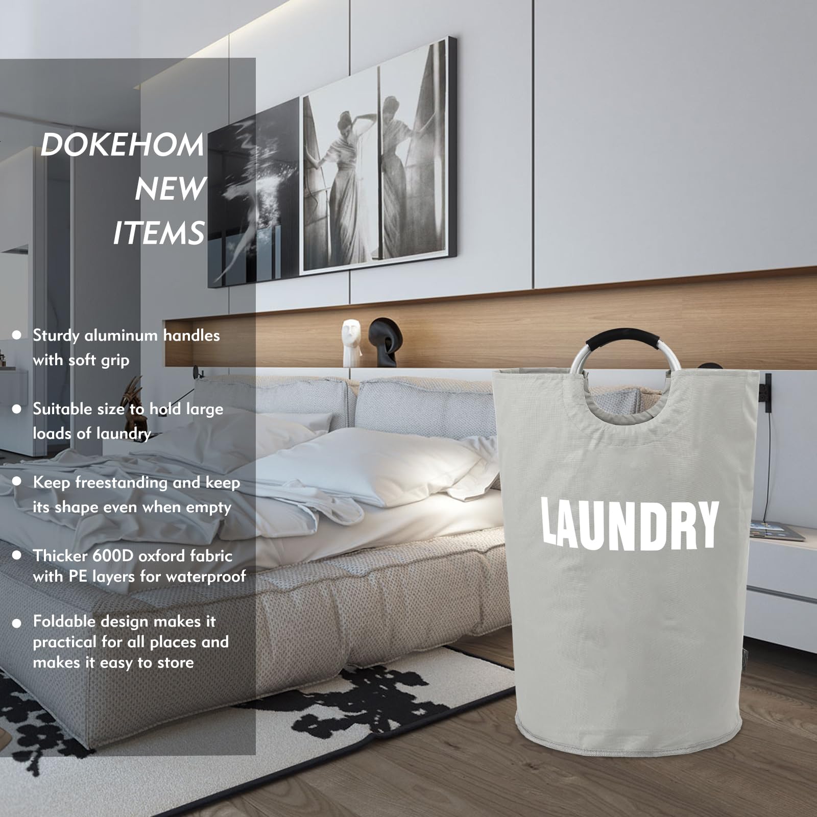 FoldAway Laundry Hamper - Laundry Baskets by Handbags Specialist Headquarter | Available at Handbags Specialist Headquarter