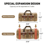 Wildroad 50L Waxed Canvas Waterproof Duffle Bag