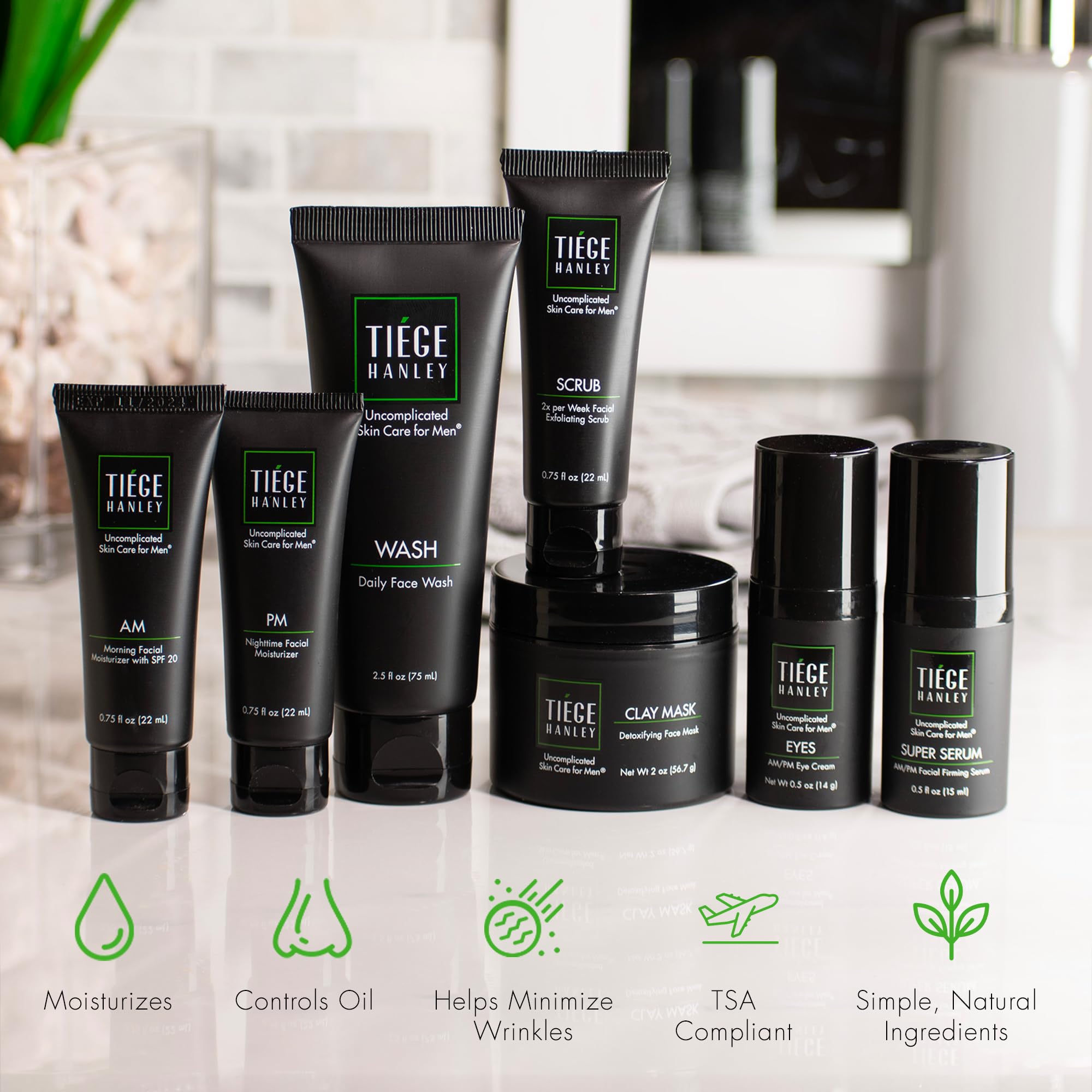 Tiege Hanley Men's Skin Care Set - Level 1 Kit