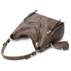 Lapsting Boho Faux Leather Hobo Shoulder Bag