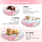 PawCozy Nest: Plush Anti-Anxiety Pet Bed, Light Grey -  by Handbags Specialist Headquarter | Available at Handbags Specialist Headquarter