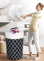 Collapsible Hamper Bag - Grey - Laundry Baskets by Handbags Specialist Headquarter | Available at Handbags Specialist Headquarter