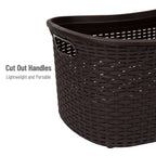 Ivory Wicker Mind Reader 40L Laundry Basket - Laundry Baskets by Handbags Specialist Headquarter | Available at Handbags Specialist Headquarter