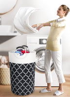 Collapsible Hamper Bag - Grey - Laundry Baskets by Handbags Specialist Headquarter | Available at Handbags Specialist Headquarter