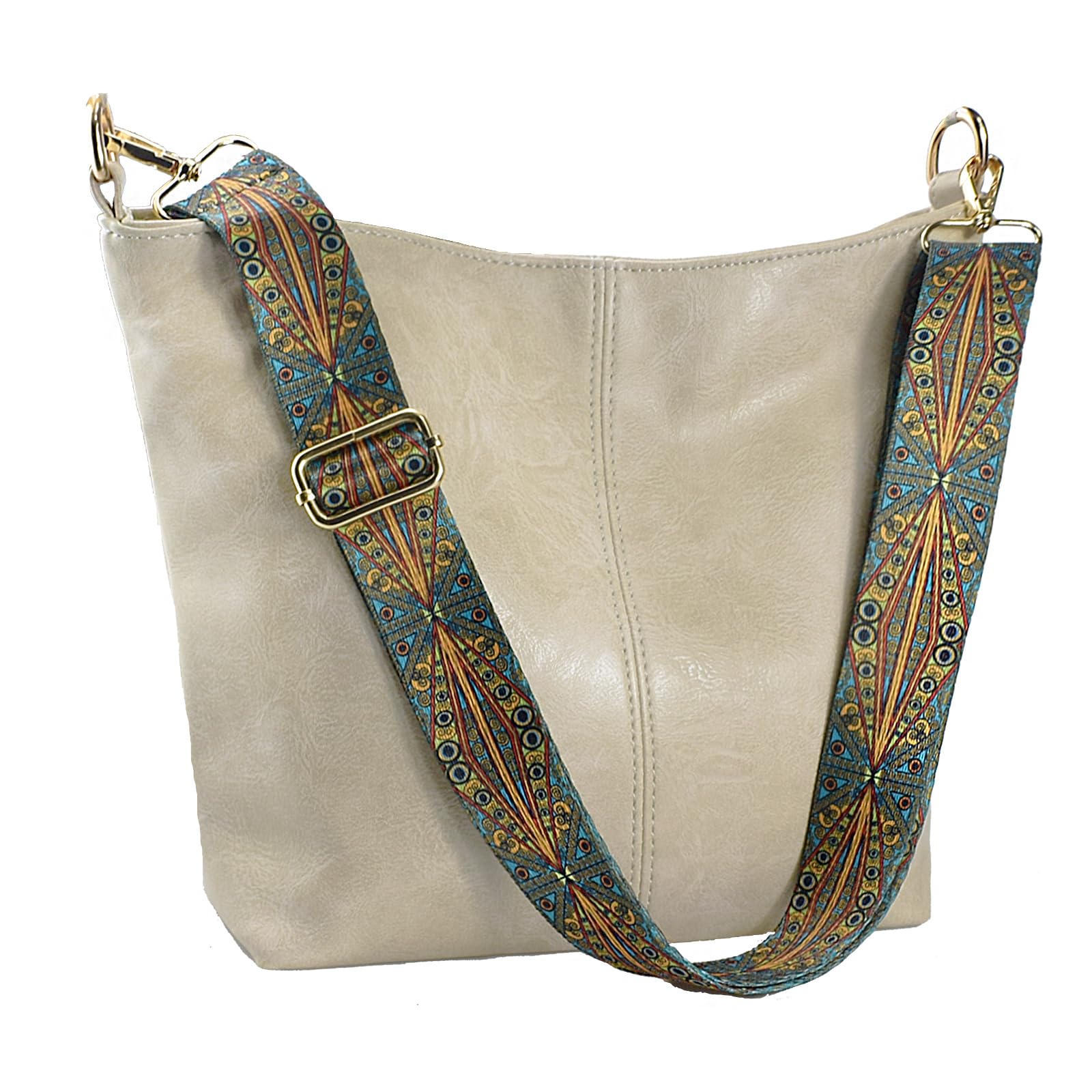 ChicHobo Vegan Leather Crossbody Bag with Strap -  by Handbags Specialist Headquarter | Available at Handbags Specialist Headquarter