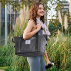 Pink Expandable Travel Duffel with Wet Pocket -  by Handbags Specialist Headquarter | Available at Handbags Specialist Headquarter