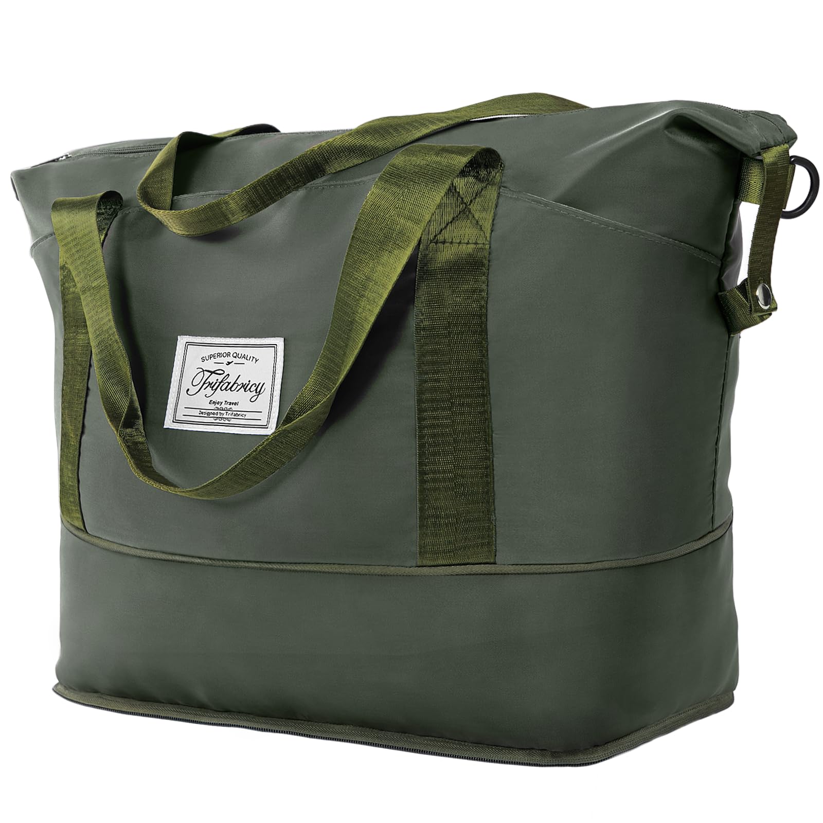 Pink Expandable Travel Duffel with Wet Pocket -  by Handbags Specialist Headquarter | Available at Handbags Specialist Headquarter