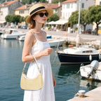 Retro Chic Hobo Bag - Cute Underarm Purse - Shoulder Bags by Handbags Specialist Headquarter | Available at Handbags Specialist Headquarter