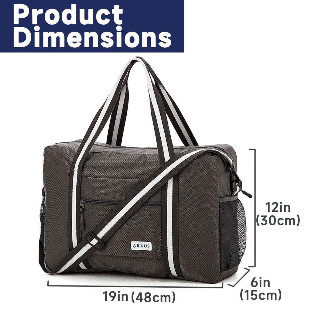 TravelLite Foldable Waterproof Duffle Tote Bag - Luggage Travel Bags by Handbags Specialist Headquarter | Available at Handbags Specialist Headquarter