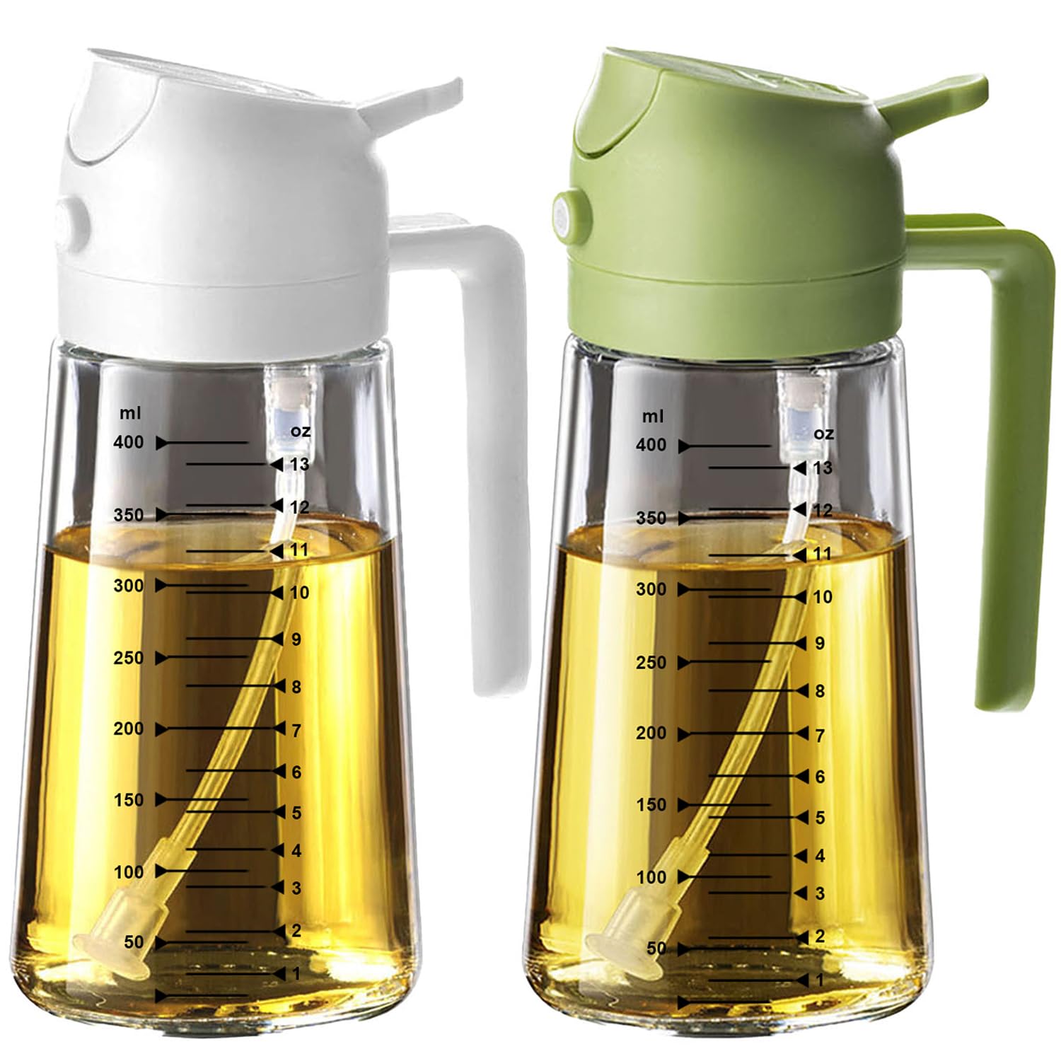 SprayMaster Duo: 16oz Olive Oil Dispenser - Black -  by Handbags Specialist Headquarter | Available at Handbags Specialist Headquarter