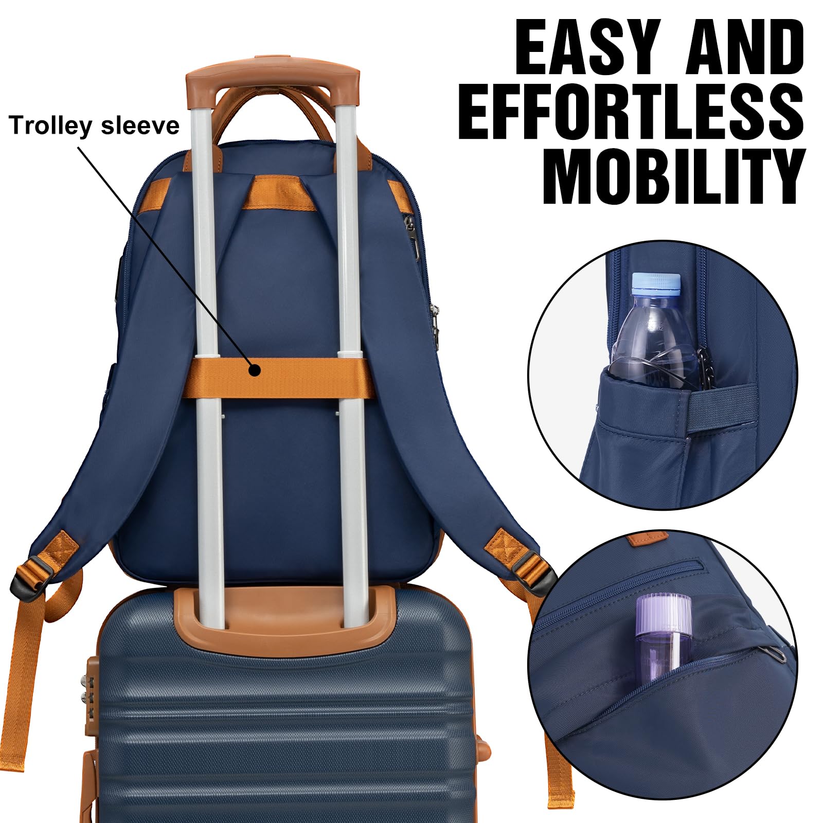 VoyagePro 6-Piece Hardshell Luggage Set - Luggage Travel Bags by Handbags Specialist Headquarter | Available at Handbags Specialist Headquarter