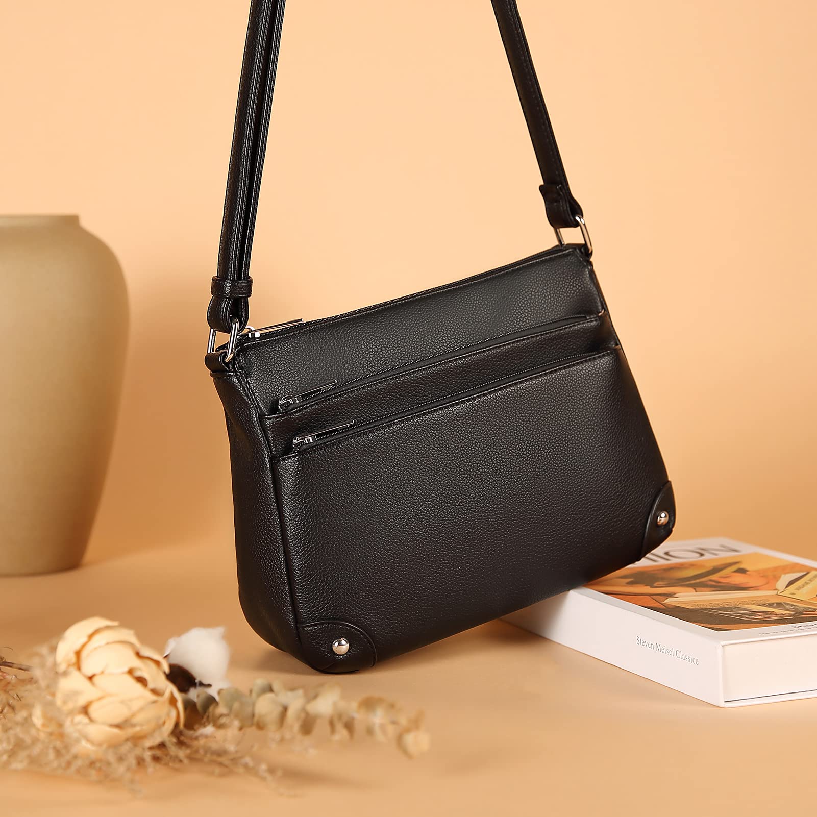 WestBronco ZipSatchel: Women's Medium Crossbody Bag - Handbags by Handbags Specialist Headquarter | Available at Handbags Specialist Headquarter