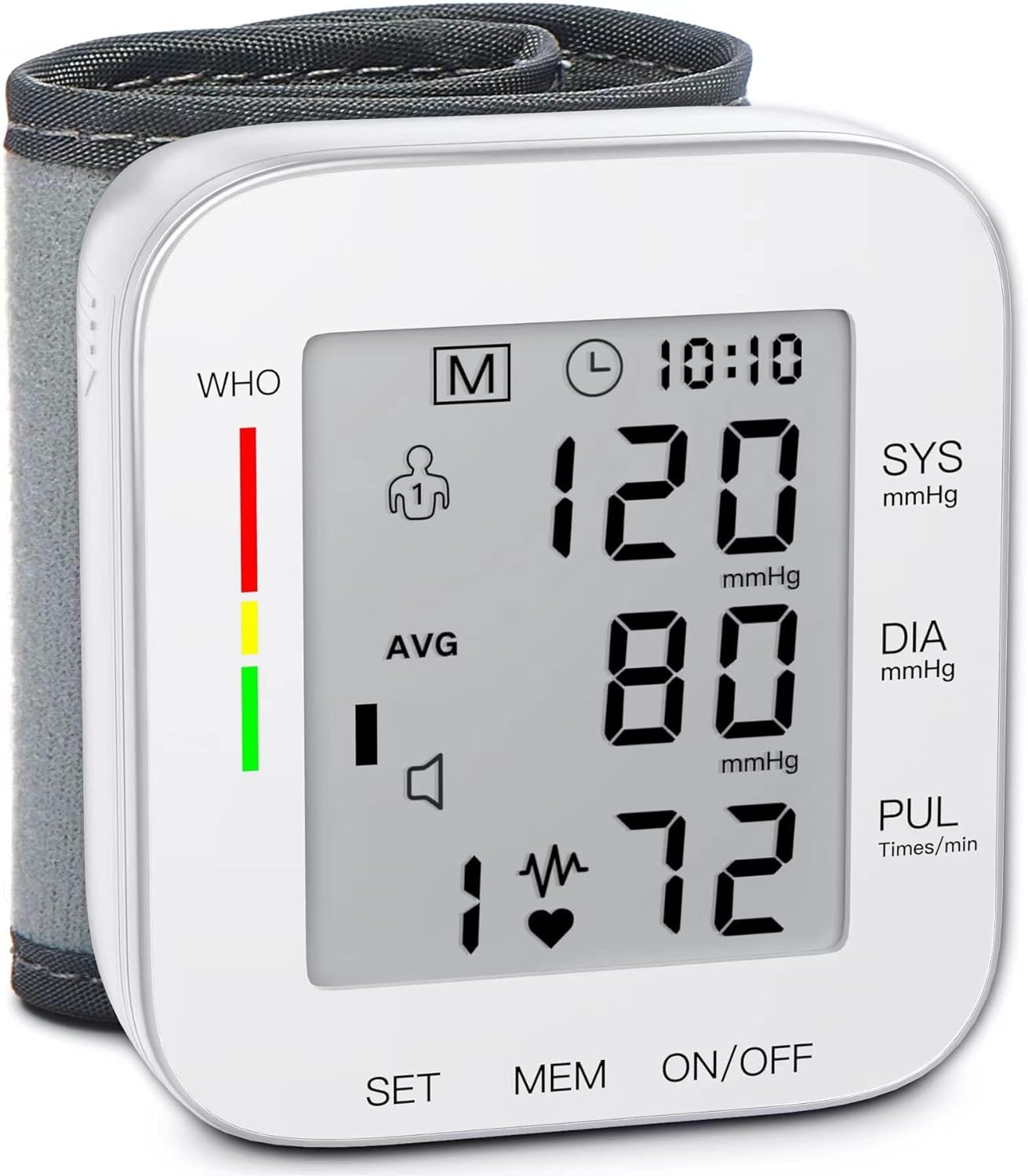 MMIZOO Auto BP Monitor with Large LCD Display - Health & Household by Handbags Specialist Headquarter | Available at Handbags Specialist Headquarter
