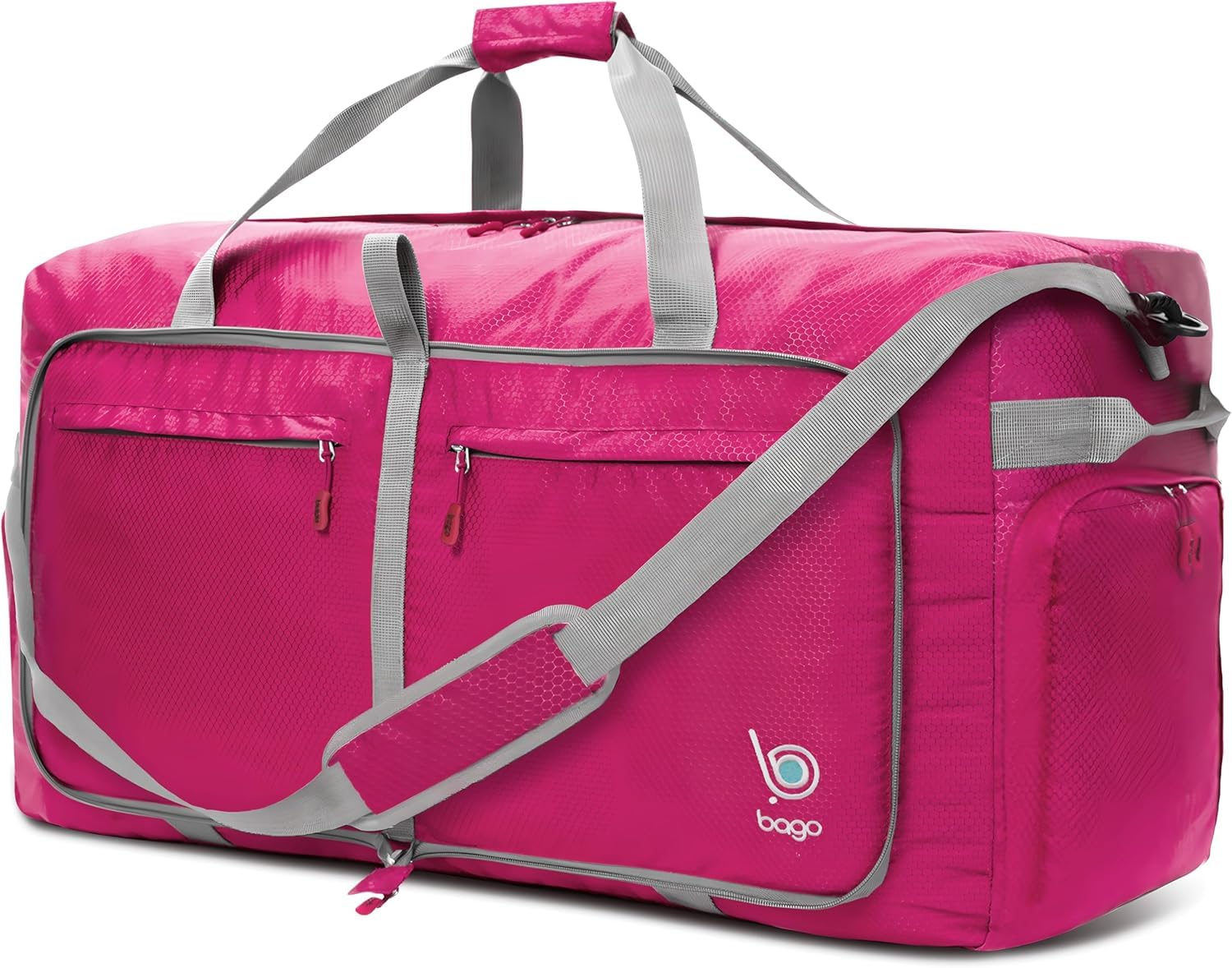 Bago 60L Foldable Travel Duffle Bag with Shoe Compartment