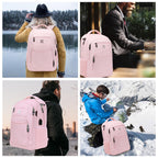 SecureSlim Laptop Backpack with USB & Water Resistance - Backpack Bags by Handbags Specialist Headquarter | Available at Handbags Specialist Headquarter
