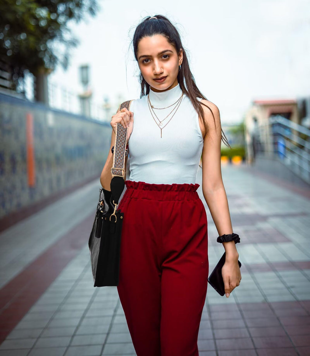 AUYOCO Chic Vegan Leather Crossbody Bag with Strap -  by Handbags Specialist Headquarter | Available at Handbags Specialist Headquarter