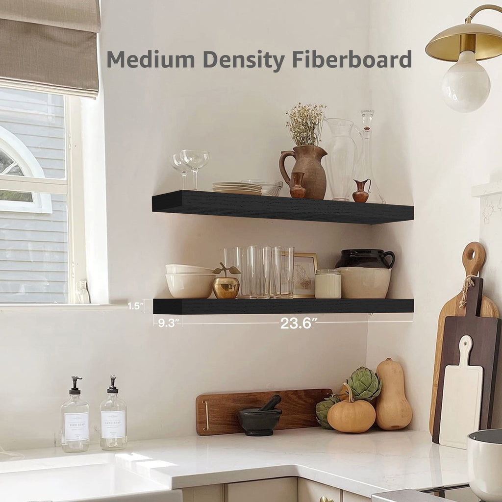 Rustic Farmhouse Shelves (008-40BN) - Decor by Handbags Specialist Headquarter | Available at Handbags Specialist Headquarter